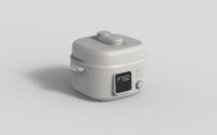 Cuisinière à pression électrique multifonctionnelle, capacité de 4 L, contrôle numérique pour un usage domestique et hôtelier
