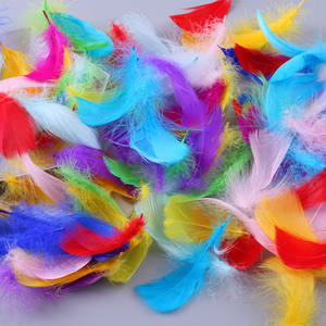 Plumas de ganso naturales hechas a mano, accesorios de ropa, joyería, 6-12cm - Product Image 6