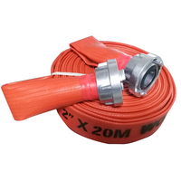 China Factory Direct 4 à 20 Bar 25mm à 100mm 1 ''à 4 pouces Layflat Flexible Fire Hose pour l'irrigation agricole