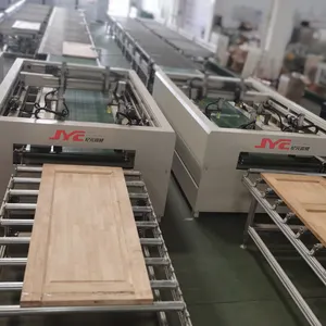 High Frequency 20KW Wooden Door Hot Press Production machines Assembly Line for Sale