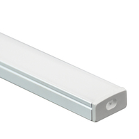1708B Offre Spéciale forme carrée murale mince couleur argent blanc ou noir Led bande lumineuse profilé en aluminium