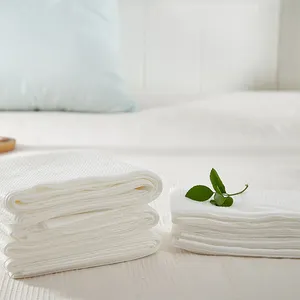 अनुकूलन biodegradable डिस्पोजेबल गैर बुना धो स्नान तौलिया 70x140cm बाथरूम