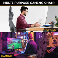 2025 septembre achat Festival daim cuir Elite chaise de jeu bureau Pc course chaise inclinable avec microphone USB PC de jeu