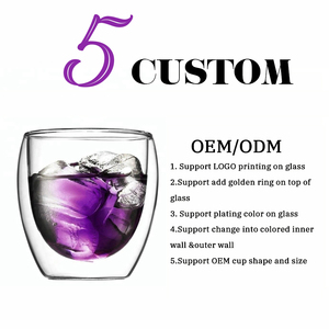 Ly Cà Phê Borosilicate 80Ml, Cốc Cà Phê Thủy Tinh Espresso Hai Lớp Không Tay Cầm - Product Image 5