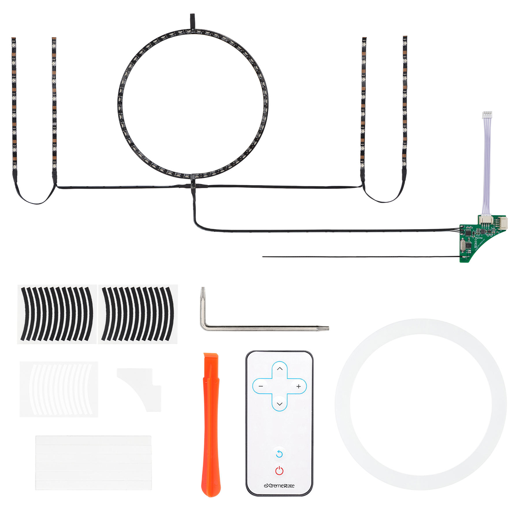 Tira de luz LED RGB para Xbox Series S Consola Ventilador Ventilación