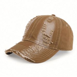 Factory OEM Personalized Unstructured Washed 100% Cotton <b>Plain</b> Distressed Dad Hats Embroidery Baseball <b>Caps</b> - Product Image 3