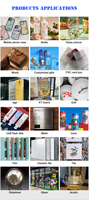 Printer UV DTF A3 Double XP600 Roll to Roll dengan Tinta UV untuk Kulit, Botol, Kaleng, Mug, Cangkir, Hadiah Custom, Kartu PVC, Pulpen