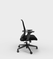 Chaise de bureau exécutive en nylon avec option de logo personnalisé, chaise de marque OEM pour commandes en gros, design ergonomique