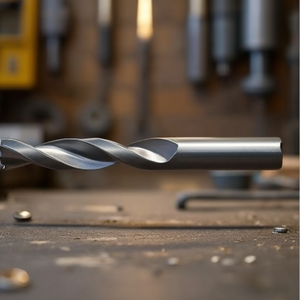 High Performance Carbide <b>Drill</b> Bit TA1040 5xD With 4 <b>Guide</b> Pads Lapped Uncoated For Machine Tools - Product Image 3