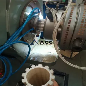 110mm 140mm 160mm PE HDPE tubo de drenaje de alcantarillado de plástico máquina extrusora de un solo tornillo Siemens Motor ABB/inversor Delta
