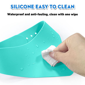 <span class=keywords><strong>Bandana</strong></span> réutilisable en silicone <span class=keywords><strong>pour</strong></span> animaux de compagnie <span class=keywords><strong>pour</strong></span> petits chiots Bavoir d'alimentation évitant la saleté Gardez vos animaux de compagnie manger propre Écharpe <span class=keywords><strong>pour</strong></span> <span class=keywords><strong>chien</strong></span> <span class=keywords><strong>personnalisable</strong></span> - Product Image 4