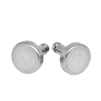 Rivets à tête bombée en acier inoxydable, zingués, résistants à la corrosion, personnalisables OEM, légers, pour applications automobiles et structurelles