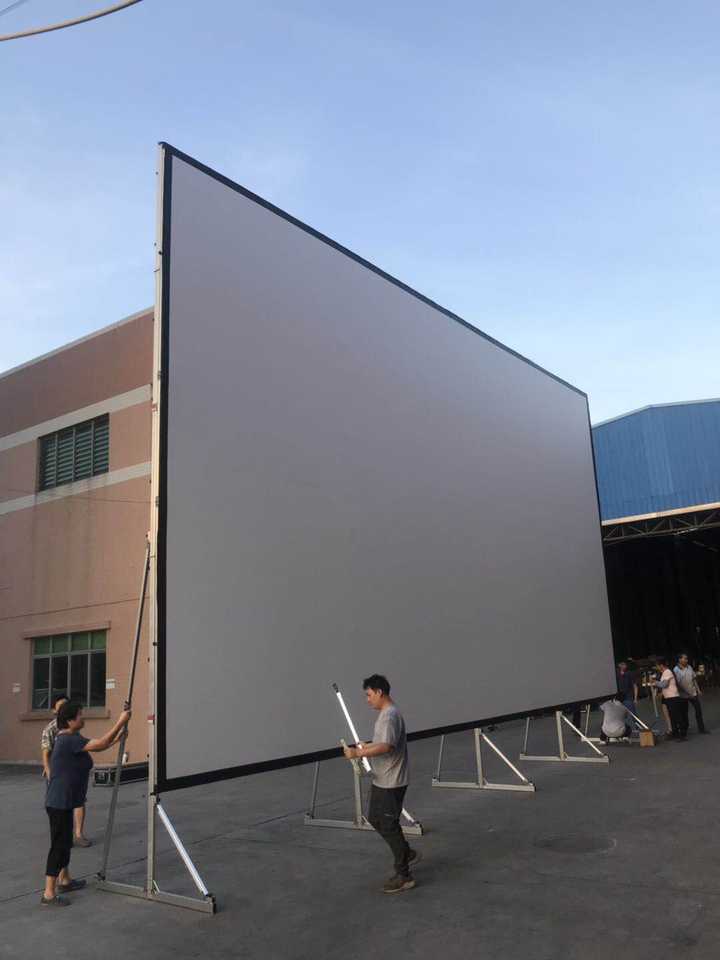 TELON MGF-OSF 120 150 200 250 Inch PVC Front Rear Fast Fold Projection ...