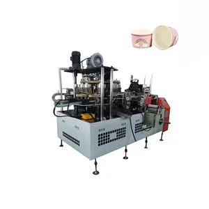 Full Automatic Biodegradable Double Wall Paper Bowl Former Paper Cup Making Machine