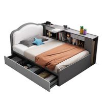 Meubles modernes pour enfants, peu encombrants, rangements fonctionnels pour chambre à coucher, lits jumeaux, doubles, simples, pour enfants, lit pour tout-petits
