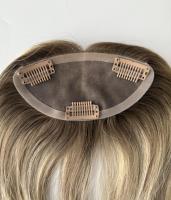Mini European Human Hair Mono Base <strong>Topper</strong> Ombre Color Natural <strong>Hairline</strong> Silk Base <strong>Toppers</strong> Cuticle Aligned Human Hair Mono <strong>Topper</strong>