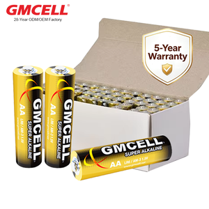 แบตเตอรี่ GMCELL 60 ก้อน ซุปเปอร์อัลคาไลน์ LR6 AA 1.5v แบตเตอรี่แห้ง สำหรับเครื่องใช้ไฟฟ้าในบ้านและของเล่น - Product Image 1