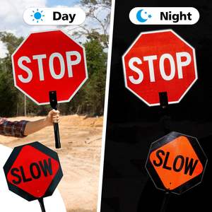 Cartello Stradale Riflettente RTLITE ad Alta Visibilità, Autoadesivo, Stampabile, Segnaletica di Avvertimento e Stop - Product Image 3