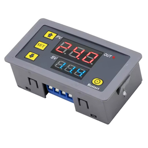 T3230 110V 220V 12/24V Kỹ Thuật Số Thời Gian Chậm Trễ Tiếp Sức Màu Đỏ Màu Xanh Kép LED Hiển Thị Chu Kỳ Hẹn Giờ Điều Khiển Công Tắc Có Thể Điều Chỉnh Tiếp Sức 12V - Product Image 1