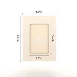 Wholesale Children's Oil Painting Board Handmade Clay <b>Frame</b> <b>White</b> Mosaic DIY Rectangle Photo <b>Frame</b> Simple and Affordable - Product Image 1