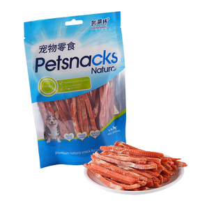Usine OEM Friandises naturelles de qualité supérieure pour chiens 200g Lanières de poulet séché de canard Baguette séchée de poisson Collations saines riches en protéines - Product Image 4
