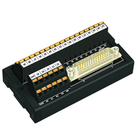 DB44 D-Sub DIN-Schienen-Montage Schnittstellenmodul DB44 Stecker und Buchse zu Klemmenblock DB44 Verlängerungskabel