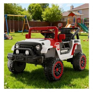 Battery Operated <b>Plastic</b> Electric Ride-On Car for Kids with LED Lights Music Remote Control Safe Outdoor Driving Fun - Product Image 4