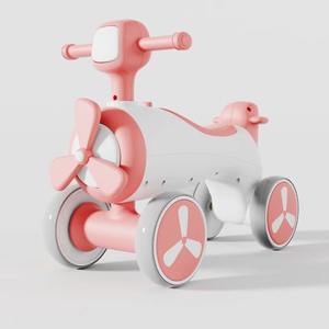 Voiture à pousser pour tout-petits en plastique coloré à 4 roues avec musique et lumières, modèle <span class=keywords><strong>avion</strong></span> - Product Image 3