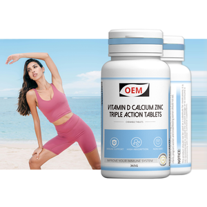 Integratore Alimentare Personalizzato Vitamina <span class=keywords><strong>D</strong></span> Calcio Zinco Compresse 550mg Gusto Fruttato 60 100 Compresse Vitamine Minerali - Product Image 6