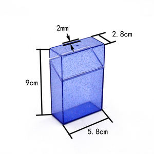 Accesorios para fumar tabaco, funda de acrílico transparente, resistente al agua, 20 Uds. - Product Image 1
