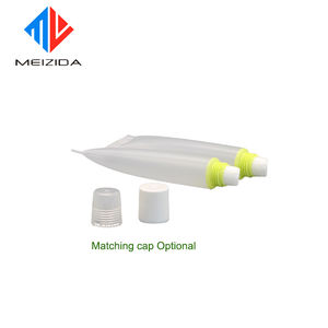 หลอดพลาสติกบรรจุภัณฑ์เครื่องสำอางขนาด 10 มล. สีขาว แบบนิ่มบีบได้ ฝาเกลียว สำหรับลิปสติก ลิปกลอส ลิปทินท์ ลิปสติกแบบน้ำ - Product Image 2