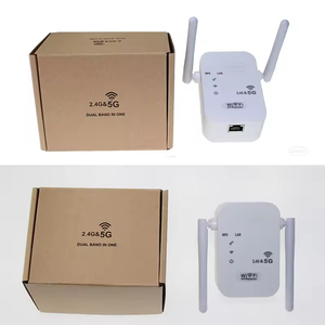 Répéteur WiFi 1200 Mbps Amplificateur Réseau 2.4G 5G Extenseur de Portée Routeur 2 Antennes Sans Fil LGX-D7 Installation Simple Signal E - Product Image 2