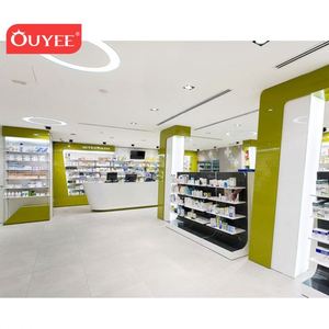 Estante y estantes de Farmacia de vidrio para supermercado de amplia aplicación - Product Image 4