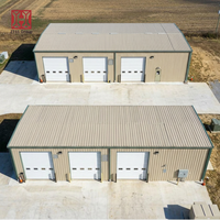 Bâtiment d'entrepôt préfabriqué en acier ZTSS pour usage d'atelier, peinture antirouille, design moderne, couleur personnalisée, porte à enroulement