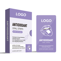 OEM / ODM Bande de film de supplément oral antioxydant avec NAD +/CoQ10/Vitamine C/Vitamine E/Resvératrol/Quercétine/Stevia