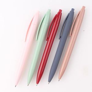 Best Selling Pressed Plastic Ball Point Pens with Customized Logo Printing Manufacturer for <b>Gift</b> <b>Stationery</b> - Product Image 1