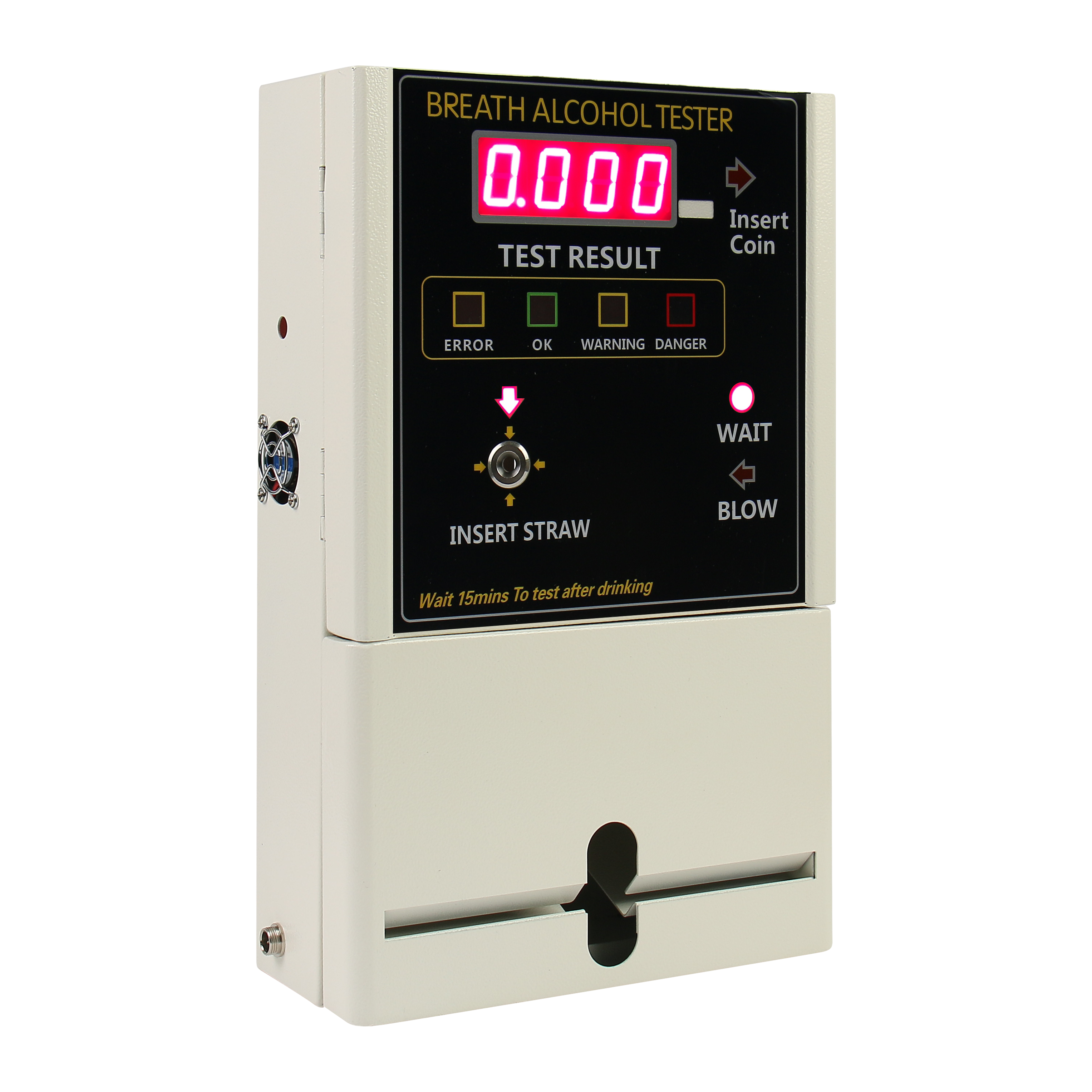 Professional Breathalyzer Bar Vending Coin-operated Breath Alcohol Tester use in bar