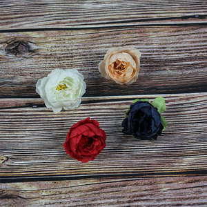 Têtes de fleurs de pivoine artificielles délicates en soie, matériaux pour la fabrication de coiffes, décoration murale florale, petites fleurs de pivoine pour mariage - Product Image 4