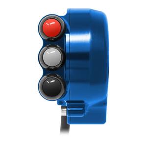 Cubierta de control del acelerador con interruptor integrado en el manillar para Aprilia TUONO/RS 660 (Azul) - Product Image 1