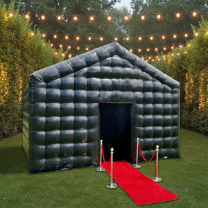 Tente gonflable noire de discothèque LED Portable Pop-Up de boîte de nuit tente de fête pour les ventes - Product Image 1