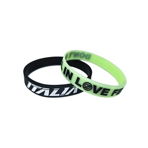 Pulsera de goma ecológica personalizada profesional Haga su propio logotipo Pulsera de silicona - Product Image 1