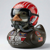 Best-seller international : Figurine de canard astronaute, canard hockeyeur, artisanat en résine NASA Artemis