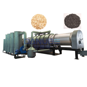 Horno de Carbonización de Biomasa de Cáscara de Coco Industrial, Máquina de Producción de Carbón Vegetal - Product Image 1