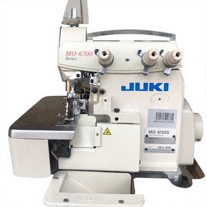 Machine à coudre surjeteuse domestique japonaise JUKI-6704s, aiguille simple, neuve, avec moteur manuel, fonctionnement informatisé haute vitesse, <span class=keywords><strong>occasion</strong></span> - Product Image 1