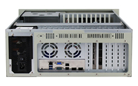 TOP610L 4U Rackmount Industriegehäuse - Unterstützt ATX/Redundante Netzteile & ISA/PCI Backplane für Automatisierung/7 oder 14 Steckplätze