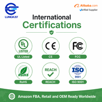 Cable Activo LUNGKAY USB 3.2 Gen 2 a Micro-B de 10 Gbps y 20 M con Repetidor de Señal y Puerto de Alimentación USB 2.0 para Disco Duro Externo SSD OEM