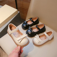 Chaussures Printemps-Automne 2026 Nouveau Style Coréen pour Petite Fille, Chaussures de Princesse à Nœud Papillon, Semelle Souple, Chaussures Décontractées Type Poupée