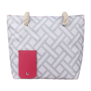 ถุงบรรจุภัณฑ์แบบ Doypack สีขาวดำ ขนาด 200 มล. 1000 มล. 5 ลิตร แบบกำหนดเอง วัสดุผ้า Oxford พร้อมหูหิ้ว สำหรับใส่ไวน์ - Product Image 5