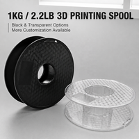Gulungan Filamen Printer 3D 200mm Dapat Digunakan Kembali, 1kg, Plastik, Isi Ulang, Penggulung, Adaptasi Sistem AMS