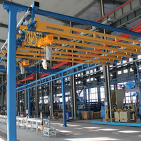 SEVENCRANE Grue de 1500 kg avec chariot électrique, système de rail modulaire de 1,5 t pour la manutention de matériaux lourds en intérieur